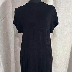 Vintage 70s/80s Black Women's Midi Dress